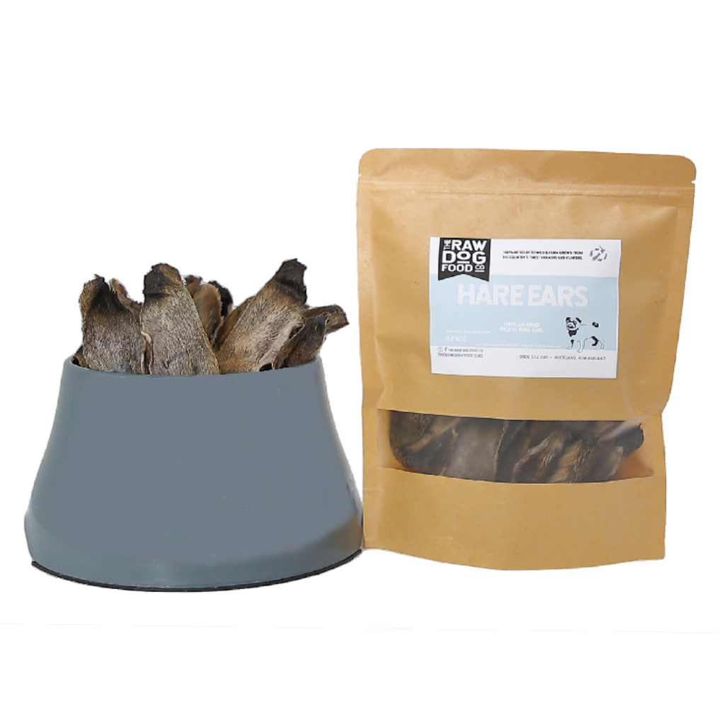 The Raw Dog Food Co Air Dried Wild NZ Hare Ears: Natural & Nutritious Chew For Pets