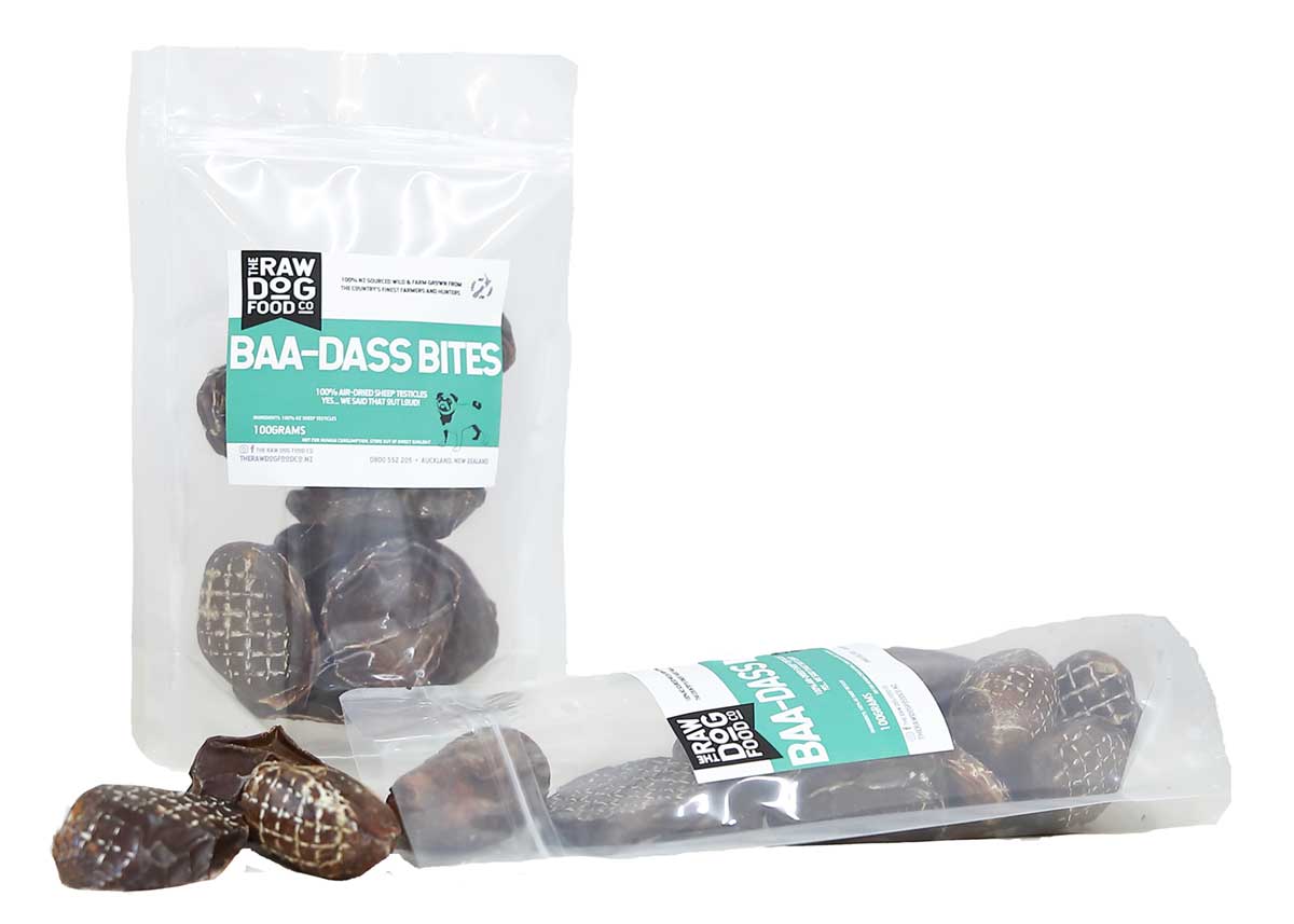 The Raw Dog Food Co Air-Dried Baa-Dass Bites: High Protein Snack Your Dog Will Love