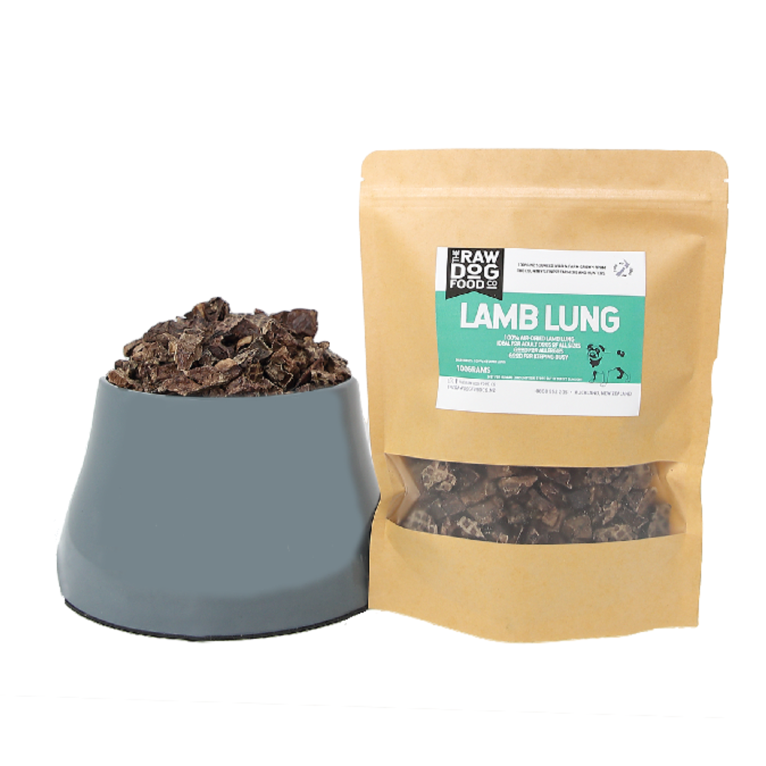 The Raw Dog Food Co Air-Dried Lamb Lung: A favourite for Pets